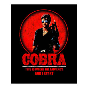 Cobra Movie Retro Poster