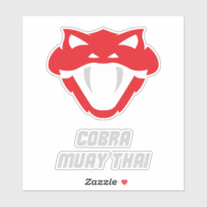Cobra Muay Thai Martial Arts Sticker