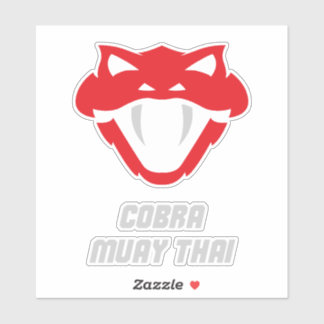 Cobra Muay Thai Martial Arts Sticker