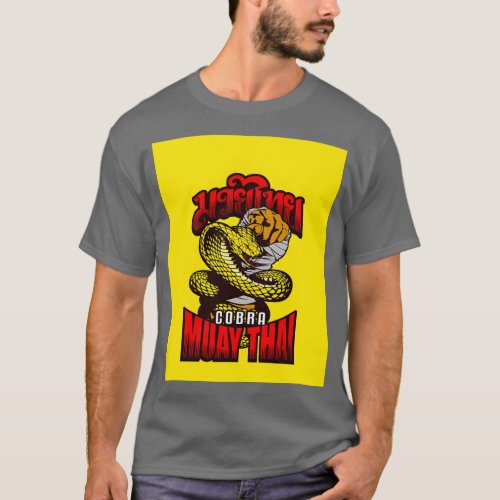 Cobra Muay Thai Thailand Animal Totem Graphic T_Shirt