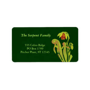 Cobra Plant Address Labels