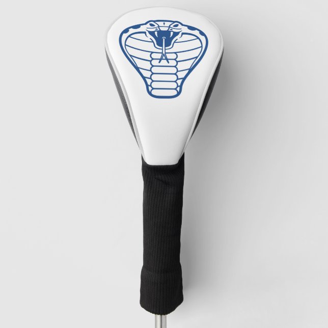 Cobra Snake Blue Illustration Animals King Golf Head Cover (Front)