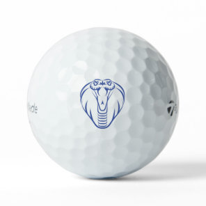 Cobra Snake Blue Predator Boa Reptile Golf Balls