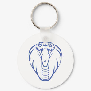 Cobra Snake Blue Predator Boa Reptile  Keychain