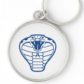 Cobra Snake Blue Venomous Boa animal Keychain