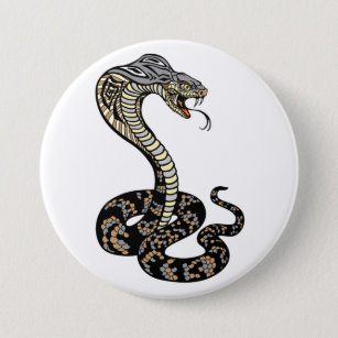 cobra snake  button