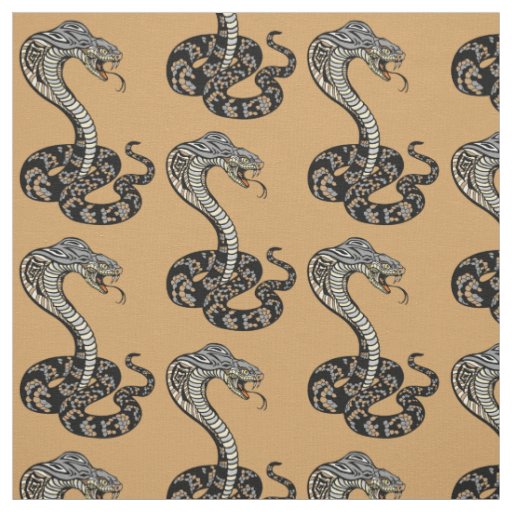 cobra snake fabric