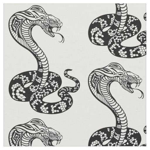 cobra snake fabric