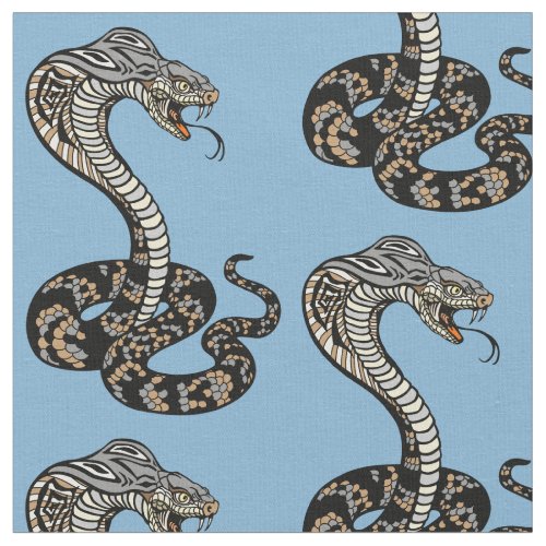 cobra snake fabric