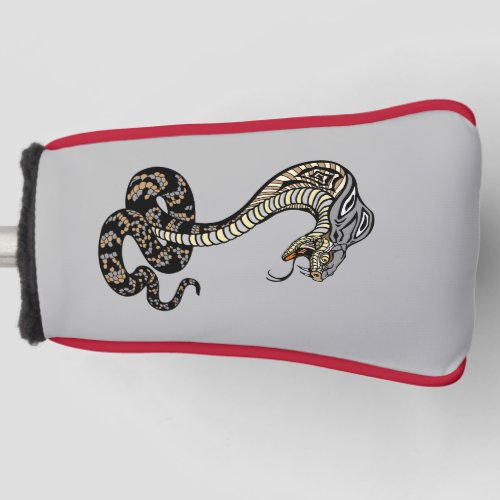 cobra snake golf head cover