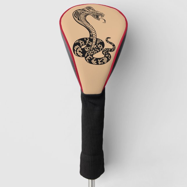 cobra snake golf head cover (Front)