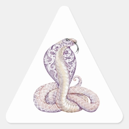 Cobra Snake Tattoo Triangle Stickers