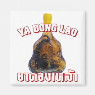 Cobra Snake Vs Scorpion Whiskey ... Yadong Lao Magnet