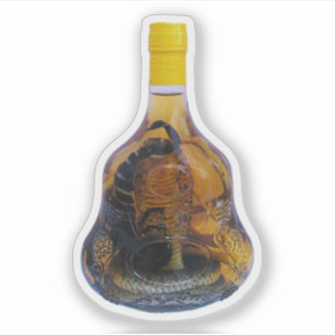 Cobra Snake Vs Scorpion Whiskey ... Yadong Lao Sticker