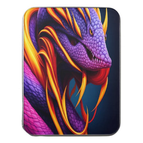 Cobra snake with vibrant orange and purple scales jigsaw puzzle