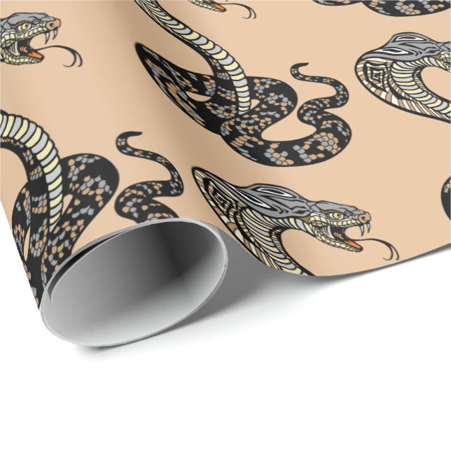 cobra snake wrapping paper (Roll Corner)