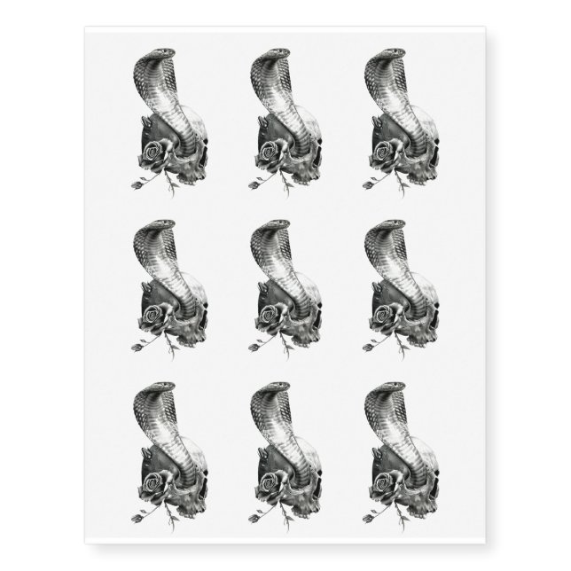 COBRA TEMPORARY TATTOOS (Front)