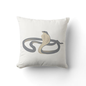 Cobra Throw Pillow