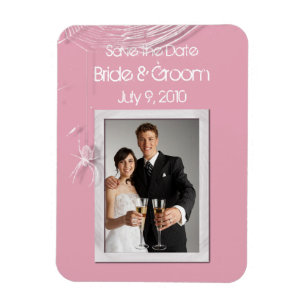 Cobwebs and White Spiders Save the Date Magnet