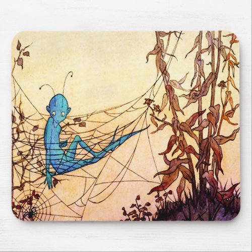 Cobwebs are Fairy Hammocks by Marjorie Miller Mouse Pad