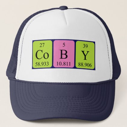 Coby periodic table name hat