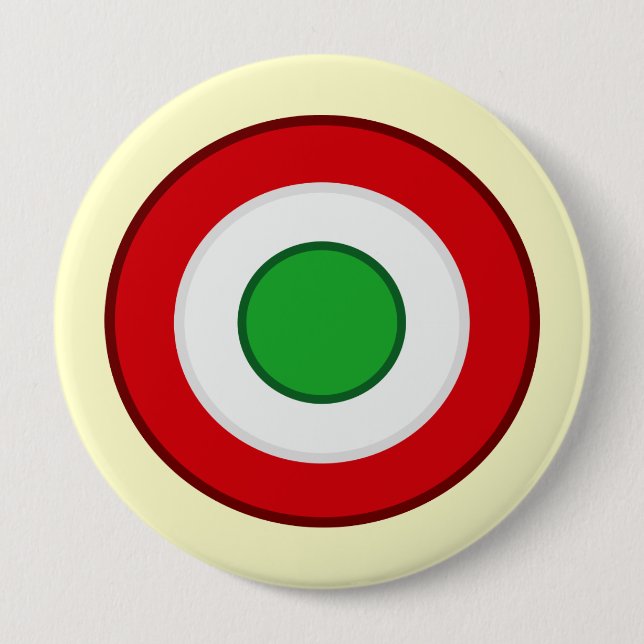 Coccarda Coppa Italia, Italy Button (Front)