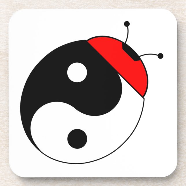 coccinelle harmonia beverage coaster (Front)