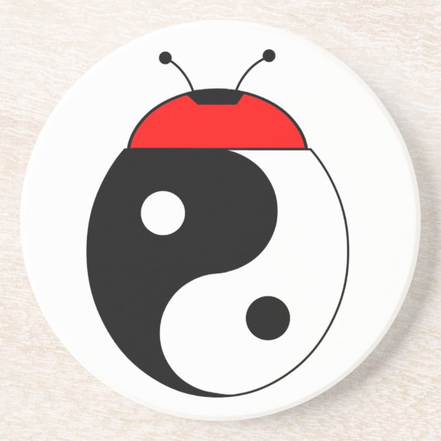 coccinelle harmonia sandstone coaster (Front)