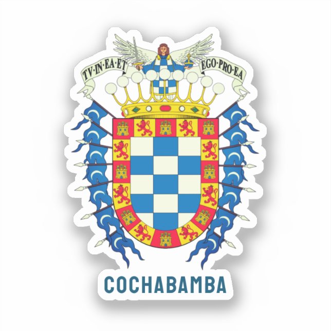 Cochabamba coat of arms (Bolivia) Sticker (Front)
