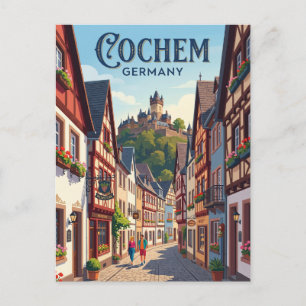 Cochem, Germany, Alley Germany Postcard
