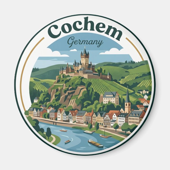 Cochem Germany Magnet (Front)
