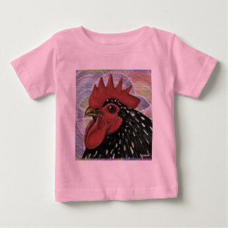 Cochin: Decorative Rooster Head Baby T-Shirt