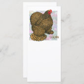 Cochin: Gold-laced Hen (Front/Back)