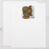 Cochin: Gold-laced Hen (Front/Back)