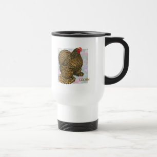 Cochin: Gold-laced Hen Travel Mug