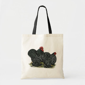 Cochin Mottled Chickens Tote Bag
