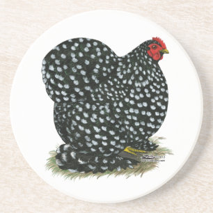 Cochin Mottled Hen Coaster