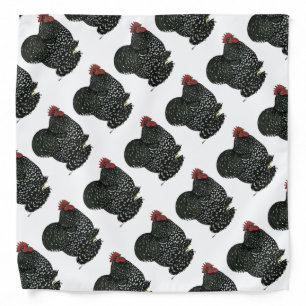 Cochin: Mottled Rooster Bandana