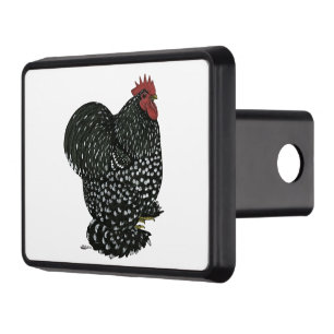 Cochin: Mottled Rooster Hitch Cover
