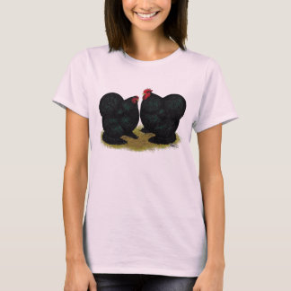 Cochins Black Bantam Pair T-Shirt