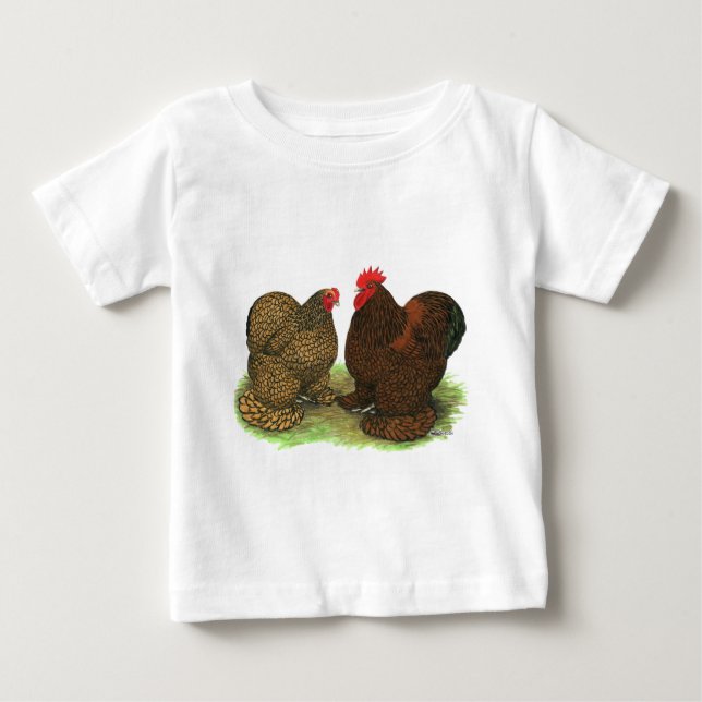 Cochins:  Golden-laced Baby T-Shirt (Front)