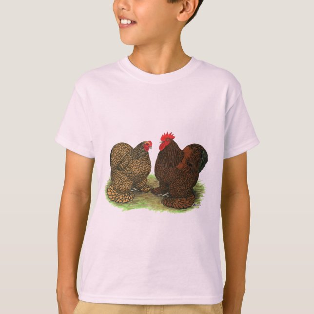Cochins:  Golden-laced T-Shirt (Front)