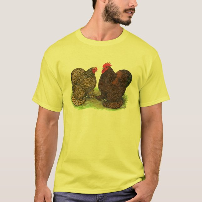 Cochins:  Golden-laced T-Shirt (Front)