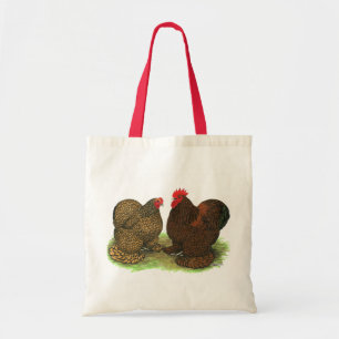 Cochins:  Golden-laced Tote Bag