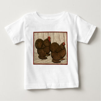 Cochins: Textured Red Bantams Baby T-Shirt