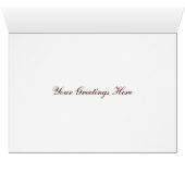 Cochins: Textured Red Bantams Cards (Inside Horizontal (Bottom))