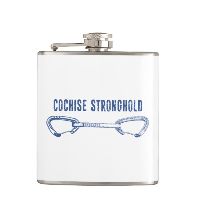 Cochise Stronghold Arizona Climbing Quickdraw Flask (Front)