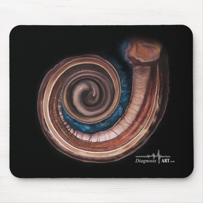 Cochlea "Slice" mousepad