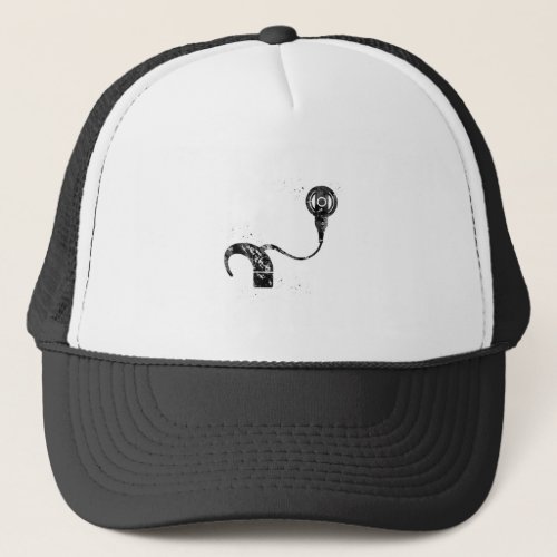Cochlear implant trucker hat