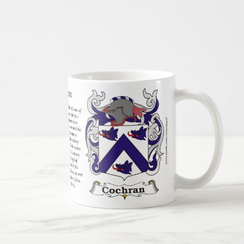 Cochran Family Coat of Arms Mug